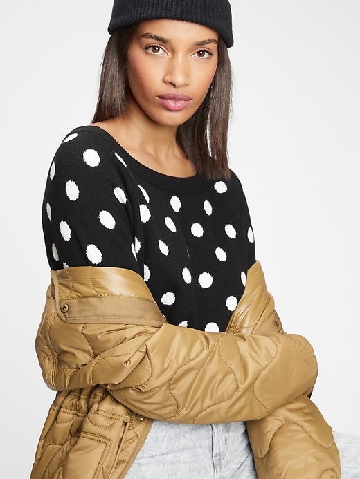 Image number 5 showing, Dotty Boatneck Sweater