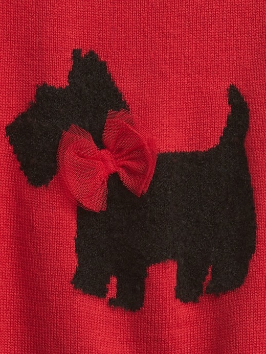 Image number 3 showing, Toddler Crewneck Dog Graphic Sweater