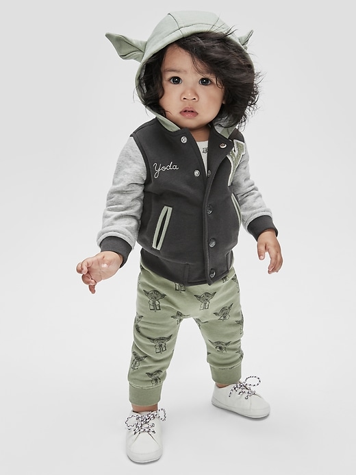 Image number 4 showing, babyGap &#124 StarWars&#153 Yoda Varsity Jacket