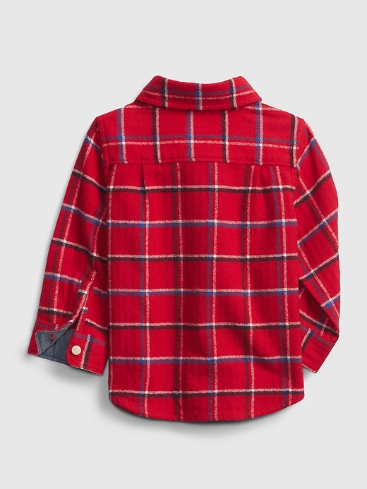 Image number 2 showing, Baby Plaid Flannel Shirt