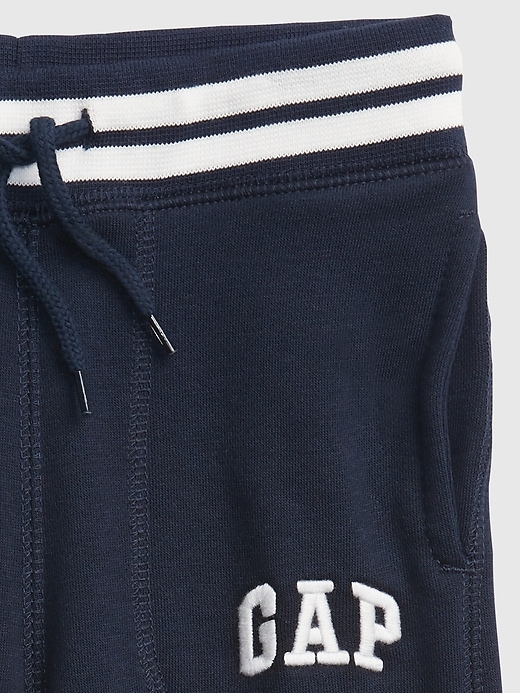 2 of 8 showing, with the color tapestry navy of product Toddler Gap Logo Pull-On Joggers