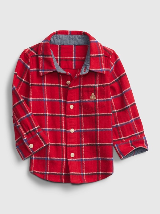 Image number 1 showing, Baby Plaid Flannel Shirt