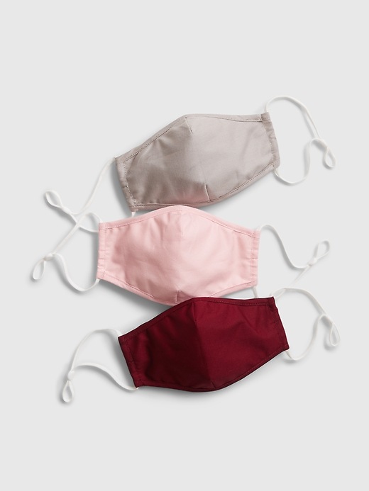 1 of 8 showing, with the color red delicious of product Kids Contour Mask with Filter Pocket (3-Pack)