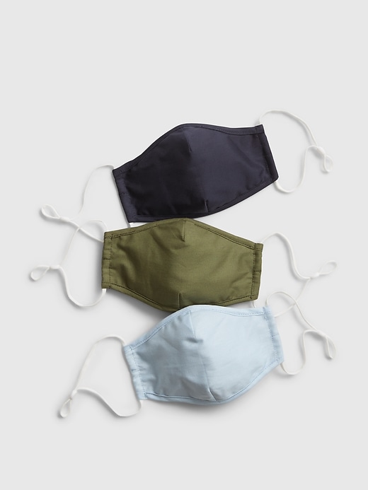 1 of 8 showing, with the color desert cactus of product Kids Contour Mask with Filter Pocket (3-Pack)