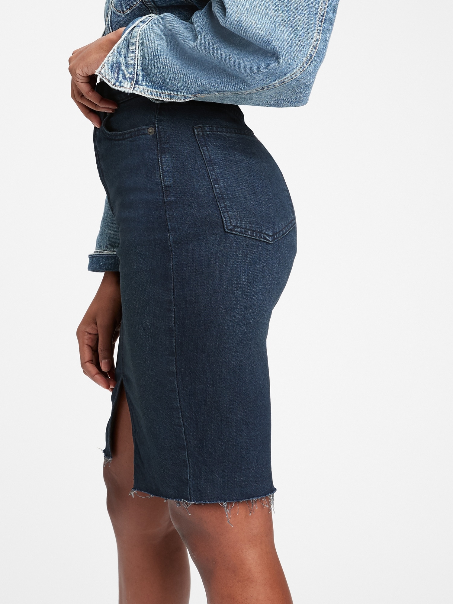 Denim Pencil Skirt Gap