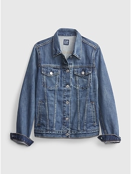 gap denim fur jacket