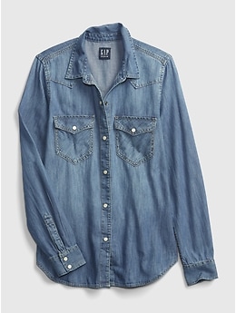 gap jean shirt