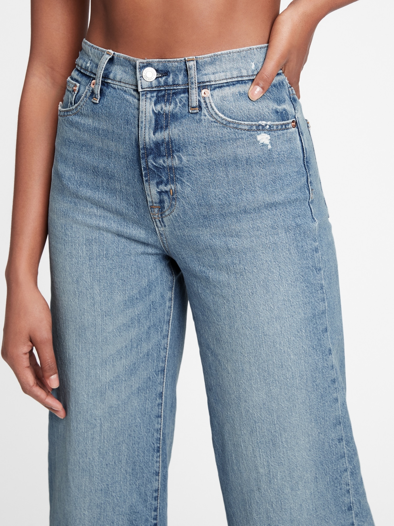 gap sky high wide leg jeans