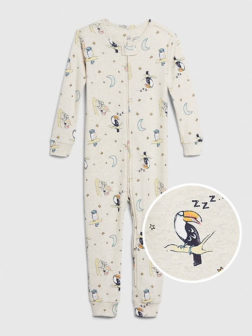 View large product image 1 of 1. babyGap Sleepy Critter PJ One-Piece
