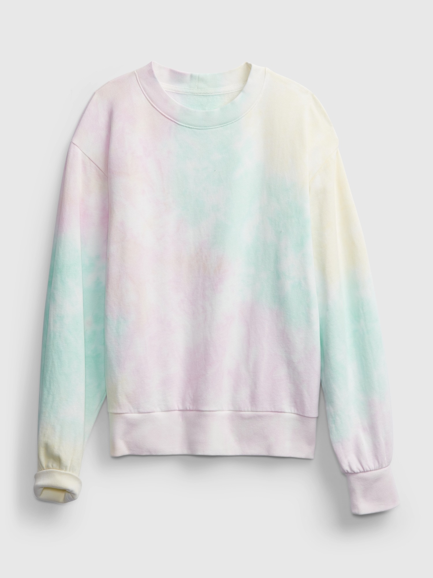 balloon sleeve crew neck