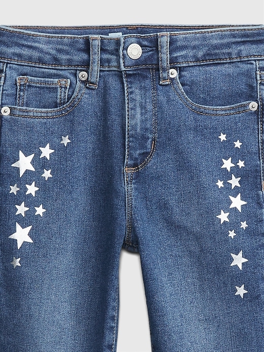 Image number 4 showing, Kids High-Rise Star Jeggings with Max Stretch