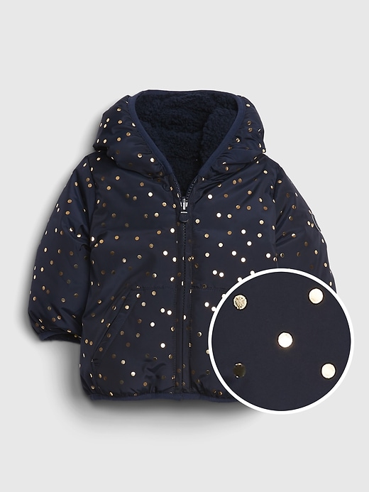 Image number 1 showing, Baby ColdControl Max Reversible Puffer Jacket