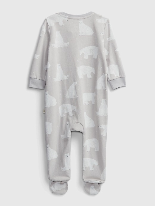 Image number 2 showing, Baby Organic Bear One-Piece
