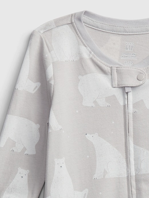 Image number 3 showing, Baby Organic Bear One-Piece