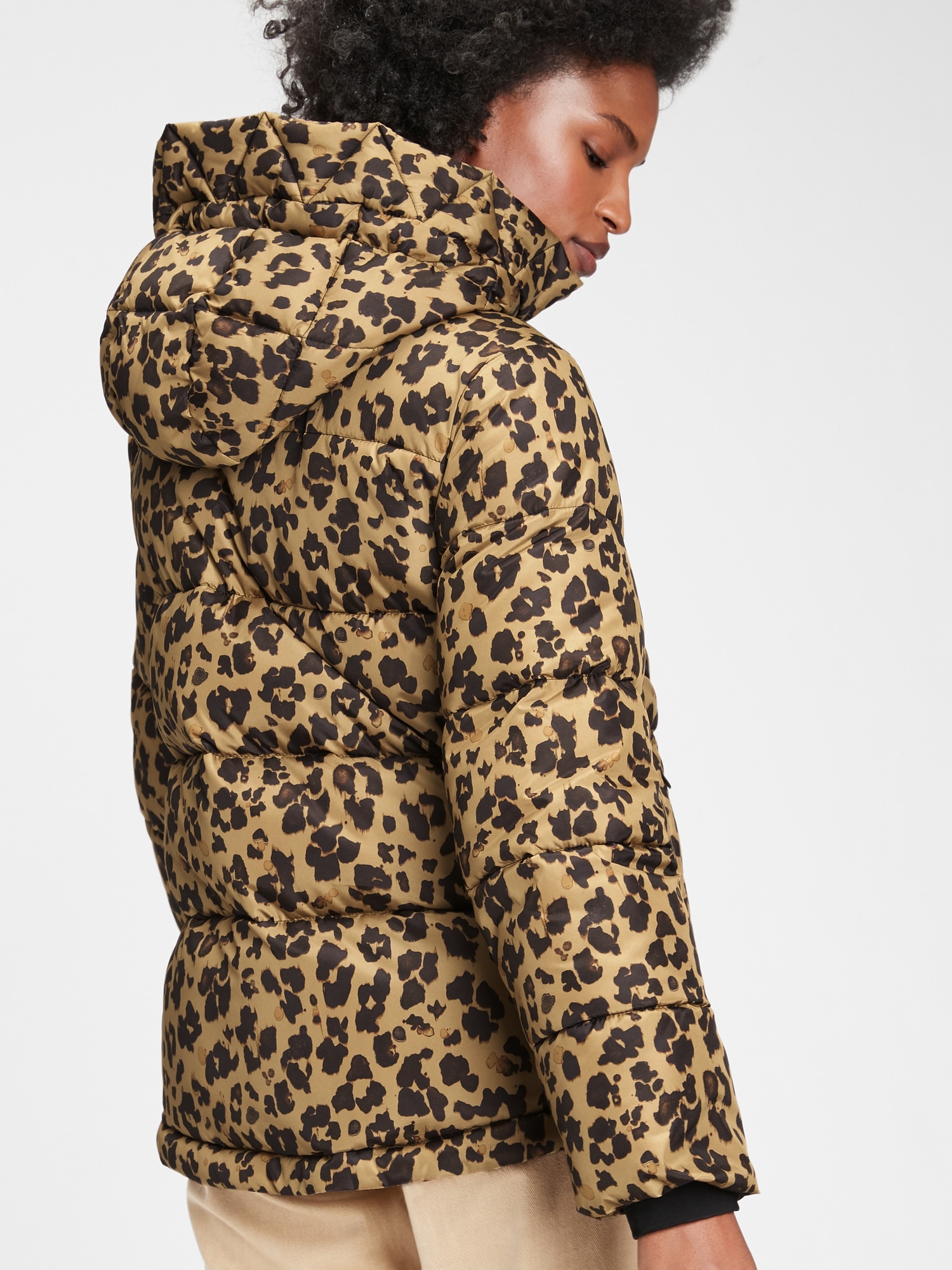 gap leopard jacket