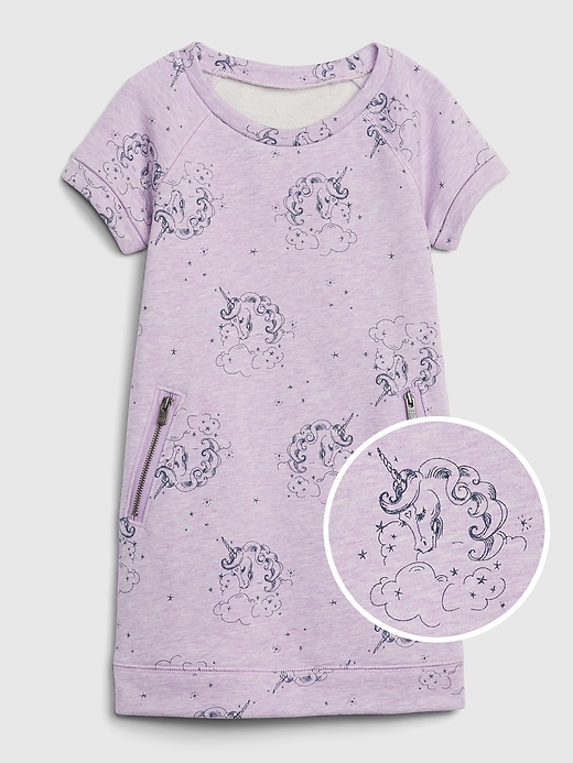 Image number 1 showing, Toddler Sweatshirt Dress