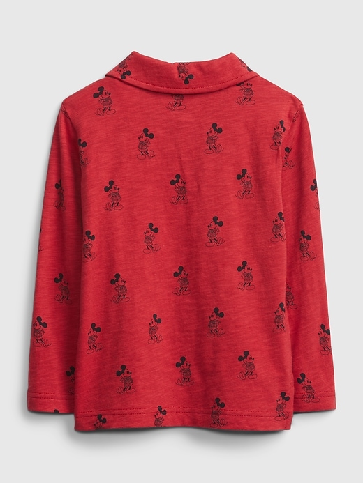 View large product image 2 of 3. babyGap &#124 Disney Mickey Mouse Print Polo Shirt