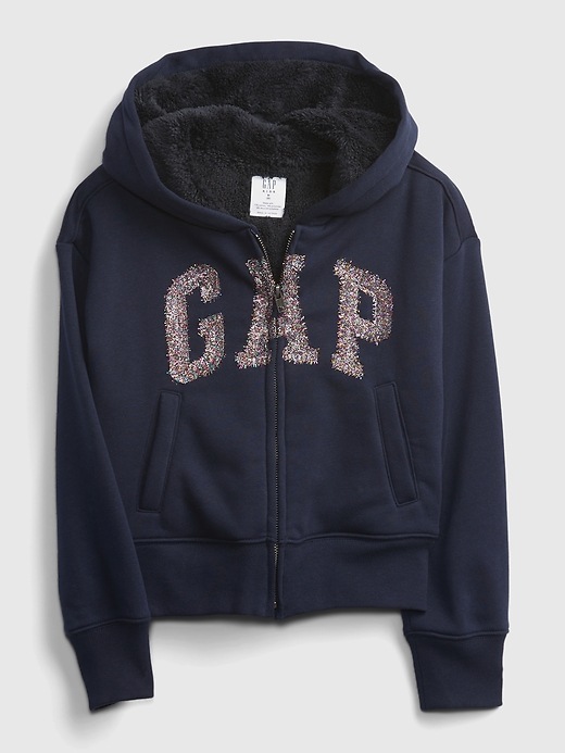 View large product image 1 of 1. Kids Coziest Gap Logo Hoodie