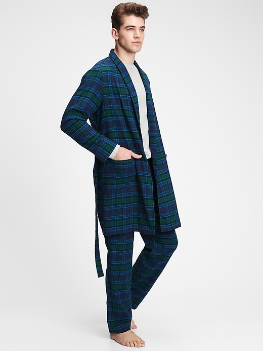 View large product image 1 of 1. Flannel Robe