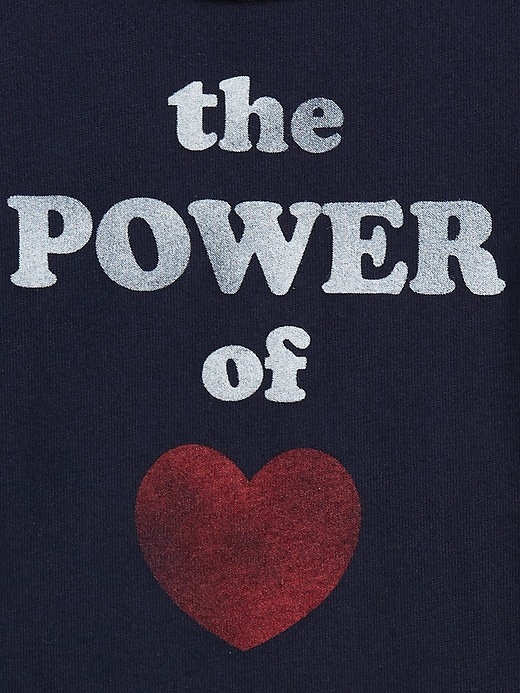 Image number 3 showing, Baby Power Of Love Graphic Bodysuit