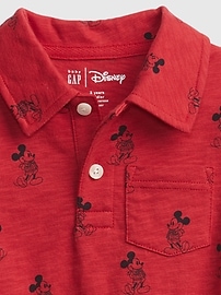 View large product image 3 of 3. babyGap &#124 Disney Mickey Mouse Print Polo Shirt