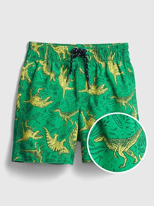Image number 4 showing, Toddler Graphic Swim Trunks