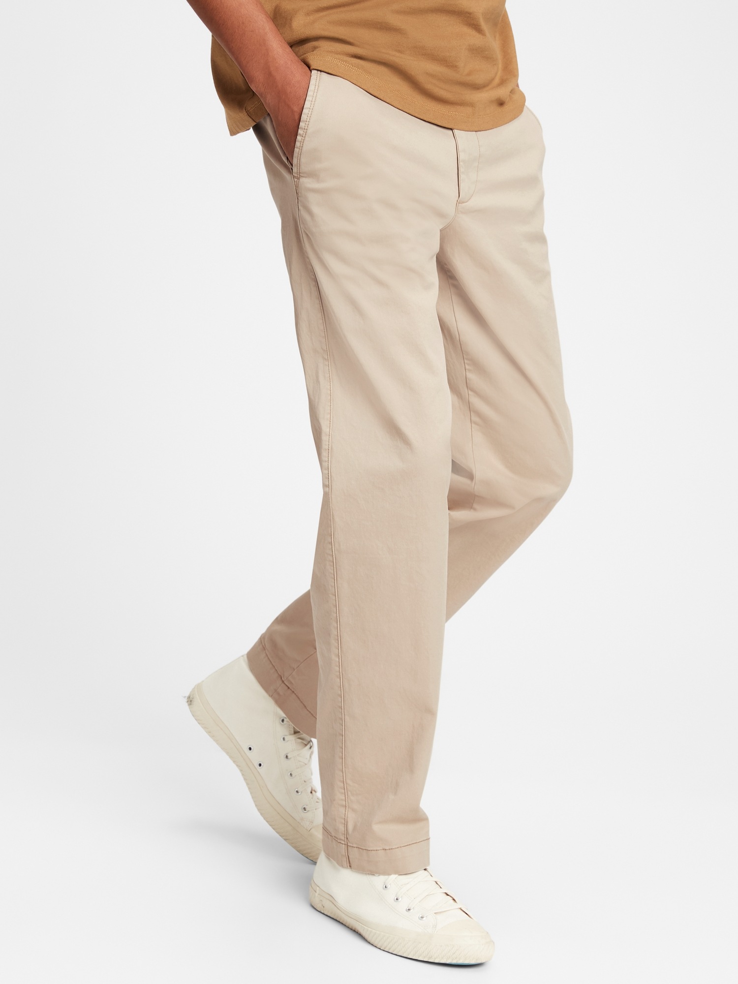 gap straight stretch khakis