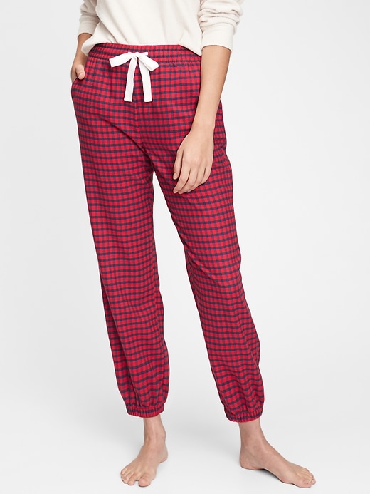 View large product image 1 of 1. Adult Flannel Pajama Joggers