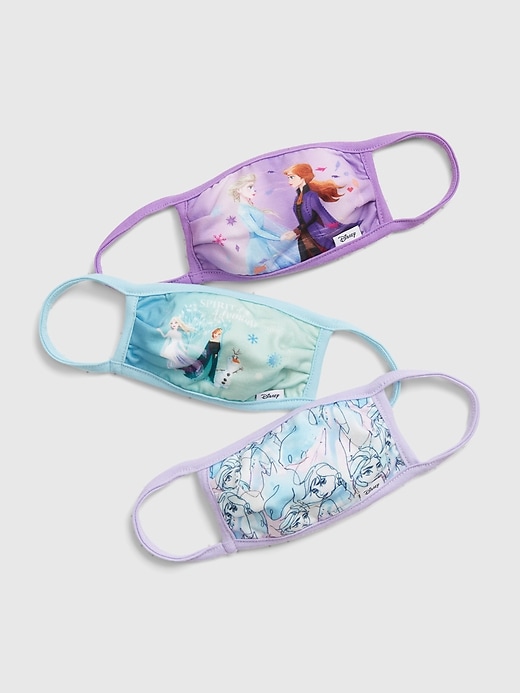 1 of 8 showing, with the color multi frozen of product Kids Disney Face Mask (3-Pack)