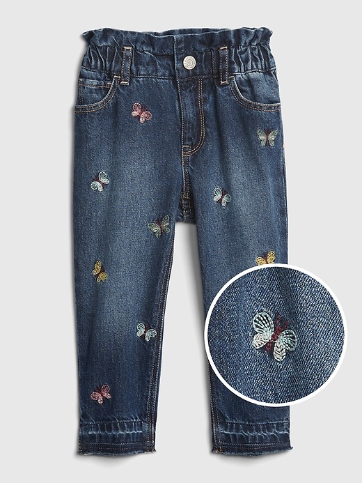Image number 1 showing, Toddler Ruffle Just Like Mom Jeans with Washwell&#153