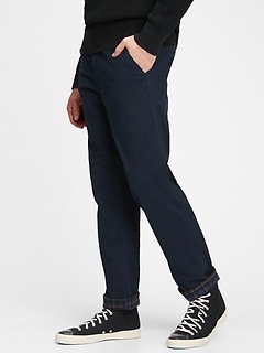 gap lined pants