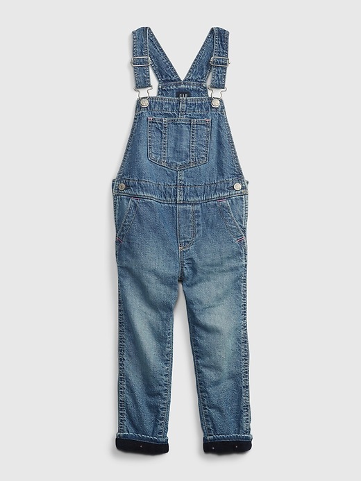 Image number 1 showing, Toddler Lined Overalls