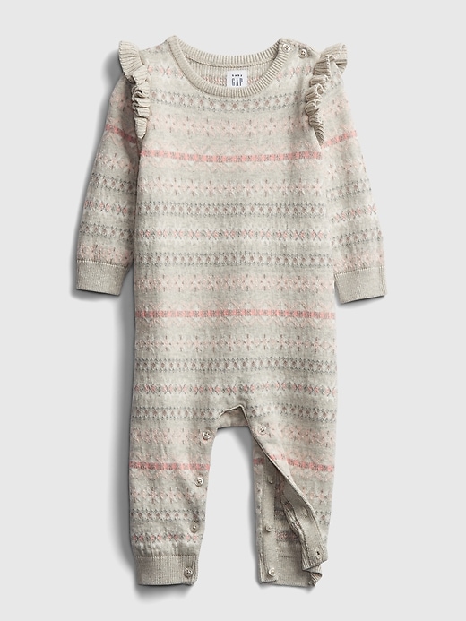 Image number 1 showing, Baby Fair Isle One-Piece