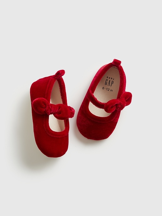 View large product image 1 of 1. Baby Bow Ballet Flats