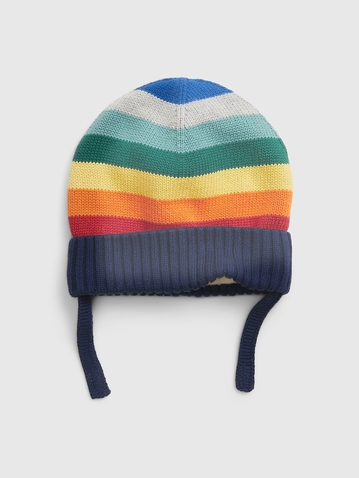 View large product image 1 of 1. Baby Happy Stripe Hat