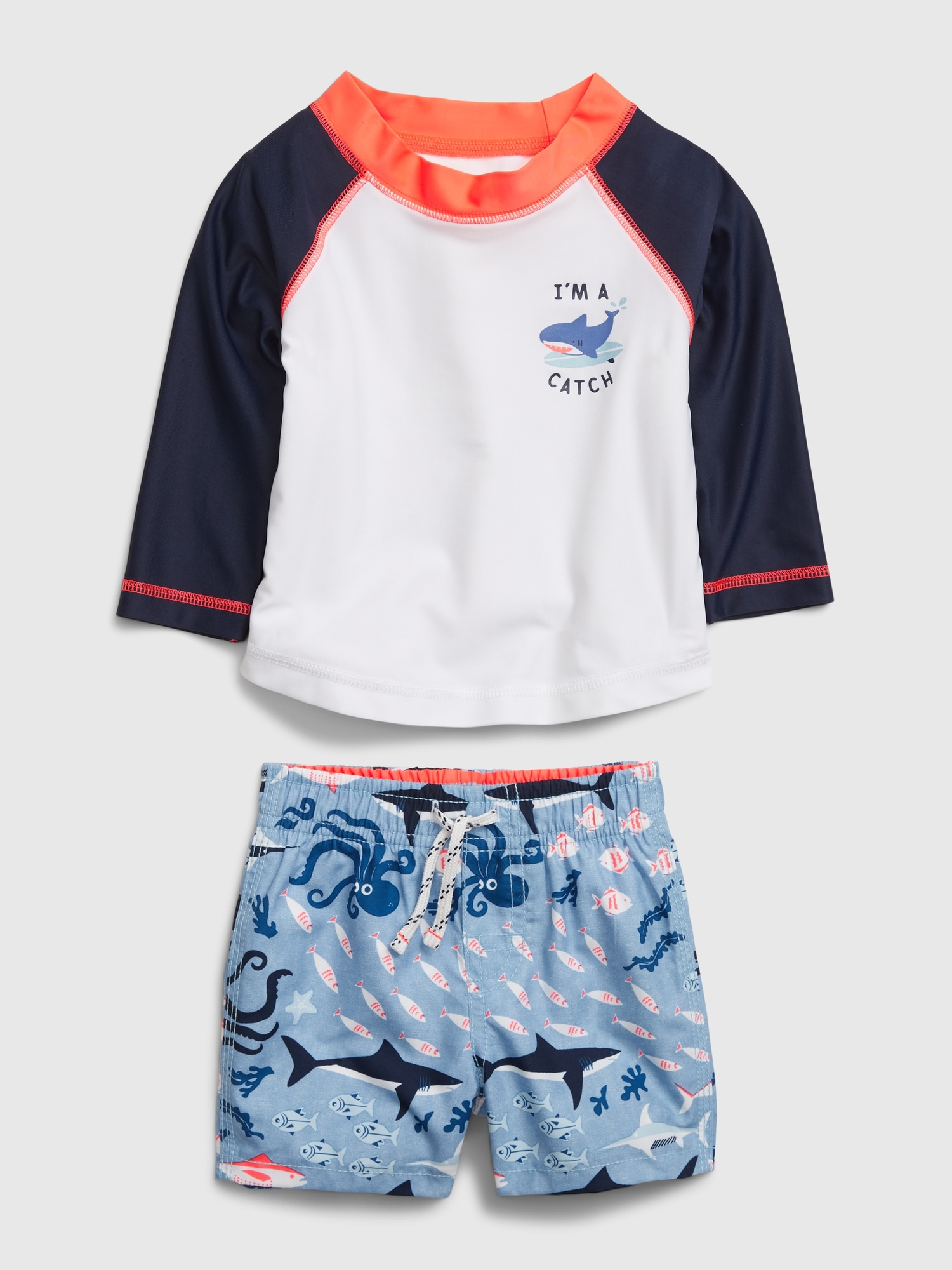 Baby Rash Guard Swim Set
