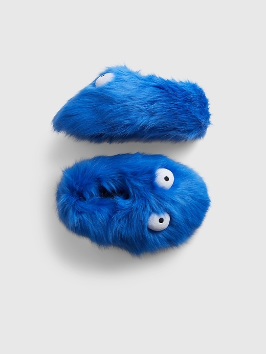 View large product image 1 of 1. Kids Monster Slippers