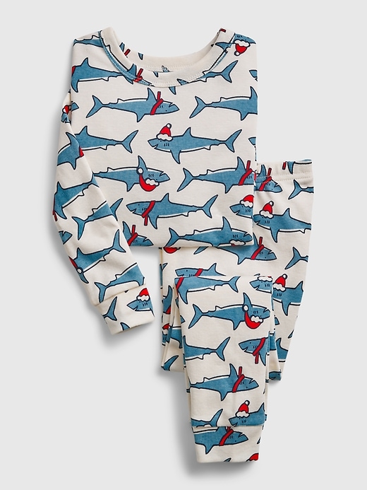 Image number 1 showing, babyGap Shark PJ Set