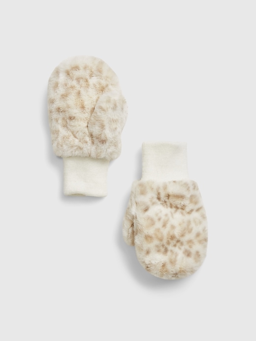View large product image 1 of 1. Toddler Snow Leopard Mittens