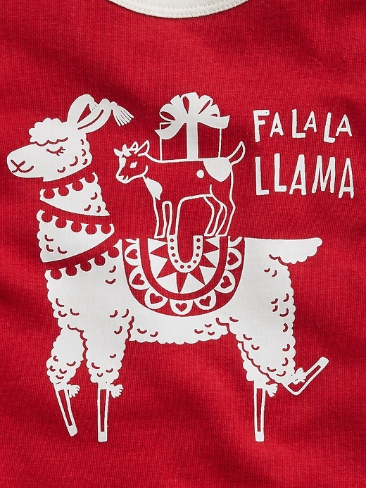 Image number 2 showing, babyGap Llama PJ Set