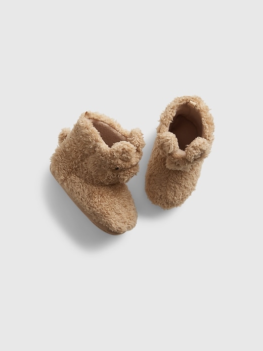 1 of 8 showing, with the color deerfield of product Baby Brannan Bear Slippers