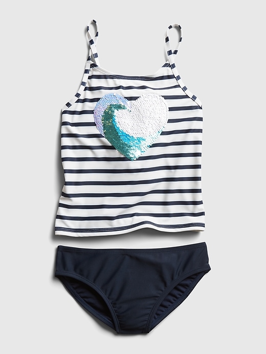 Image number 1 showing, Kids Flippy Sequin Swim Two-Piece