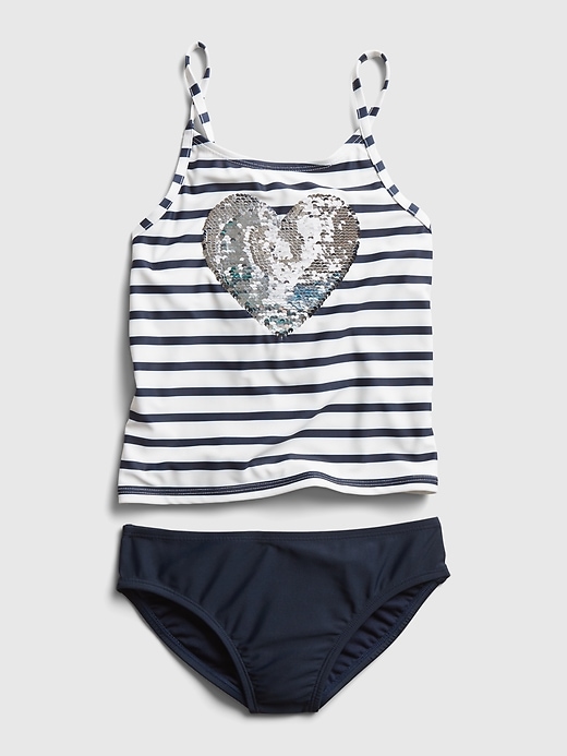 Image number 3 showing, Kids Flippy Sequin Swim Two-Piece