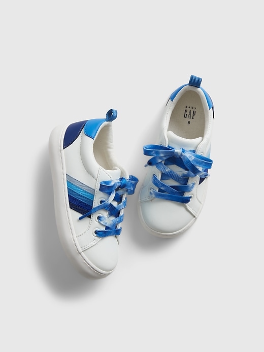 View large product image 1 of 1. Toddler Stripe Sneakers