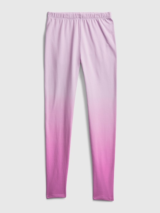 1 of 8 showing, with the color intense orchid of product Kids Print Leggings