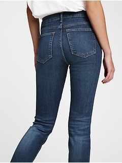 gap mid rise true skinny