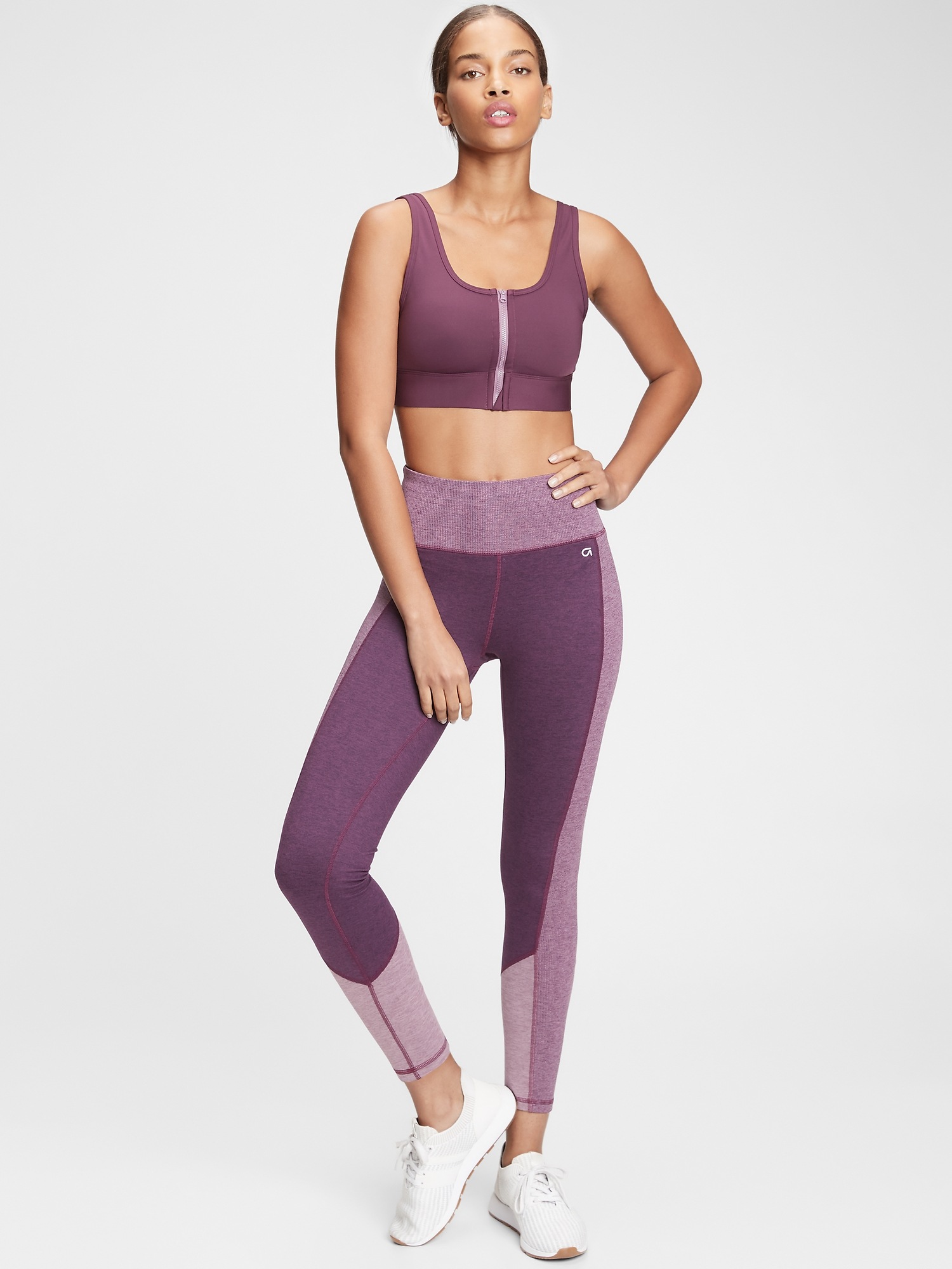 GapFit High Rise Brushed Tech Jersey Leggings