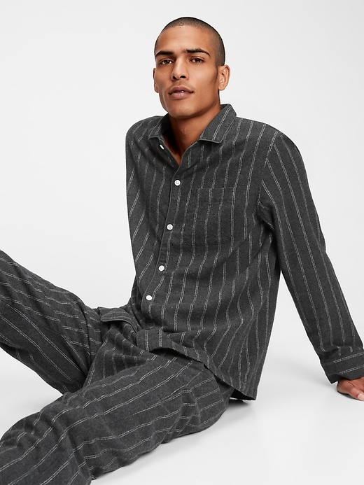 Pijamas De Invierno Hombre Pijama De Franela Gap Hombre Algodón