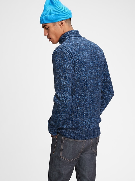 Image number 2 showing, Marled Turtleneck Sweater