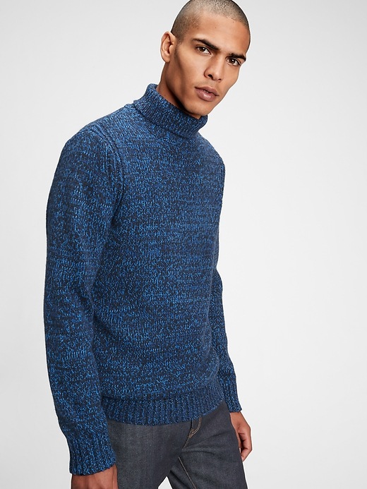 Image number 5 showing, Marled Turtleneck Sweater